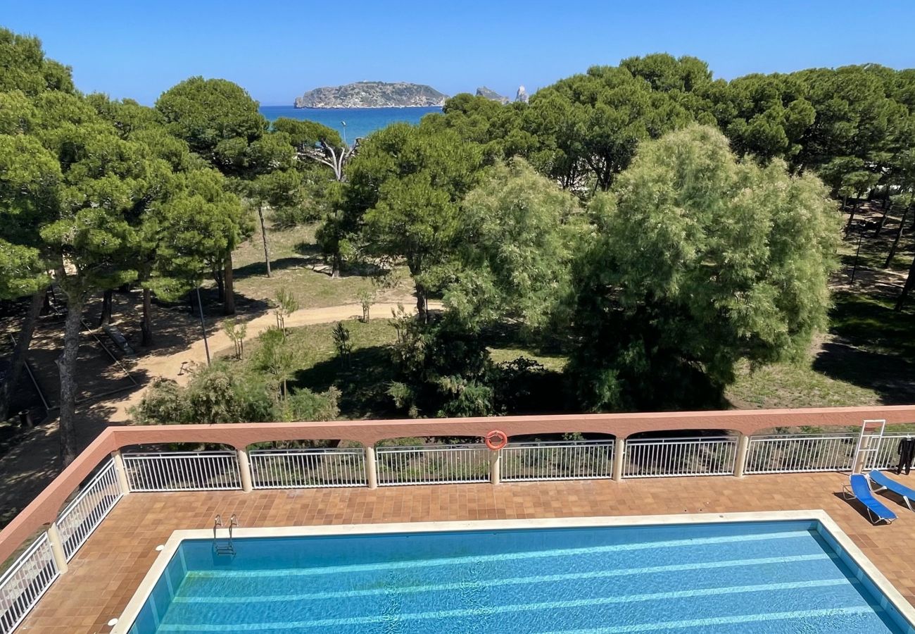 Appartement à Estartit - Salles Beach 44 - duplex avec piscine et vue sur la mer